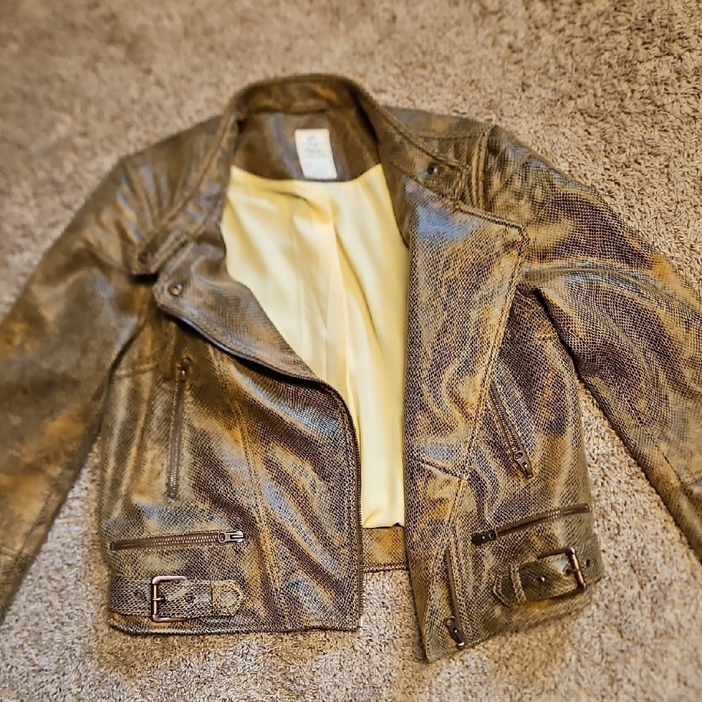 We The Free Fenix Vegan Faux Leather Moto Jacket - Picture 12 of 13
